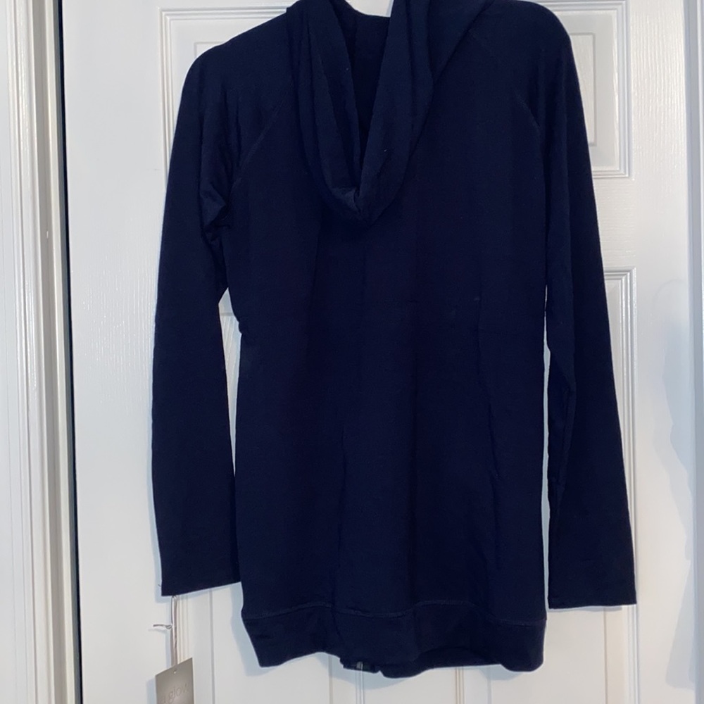Medium Navy maternity jacket NWT - Picture 2 of 4